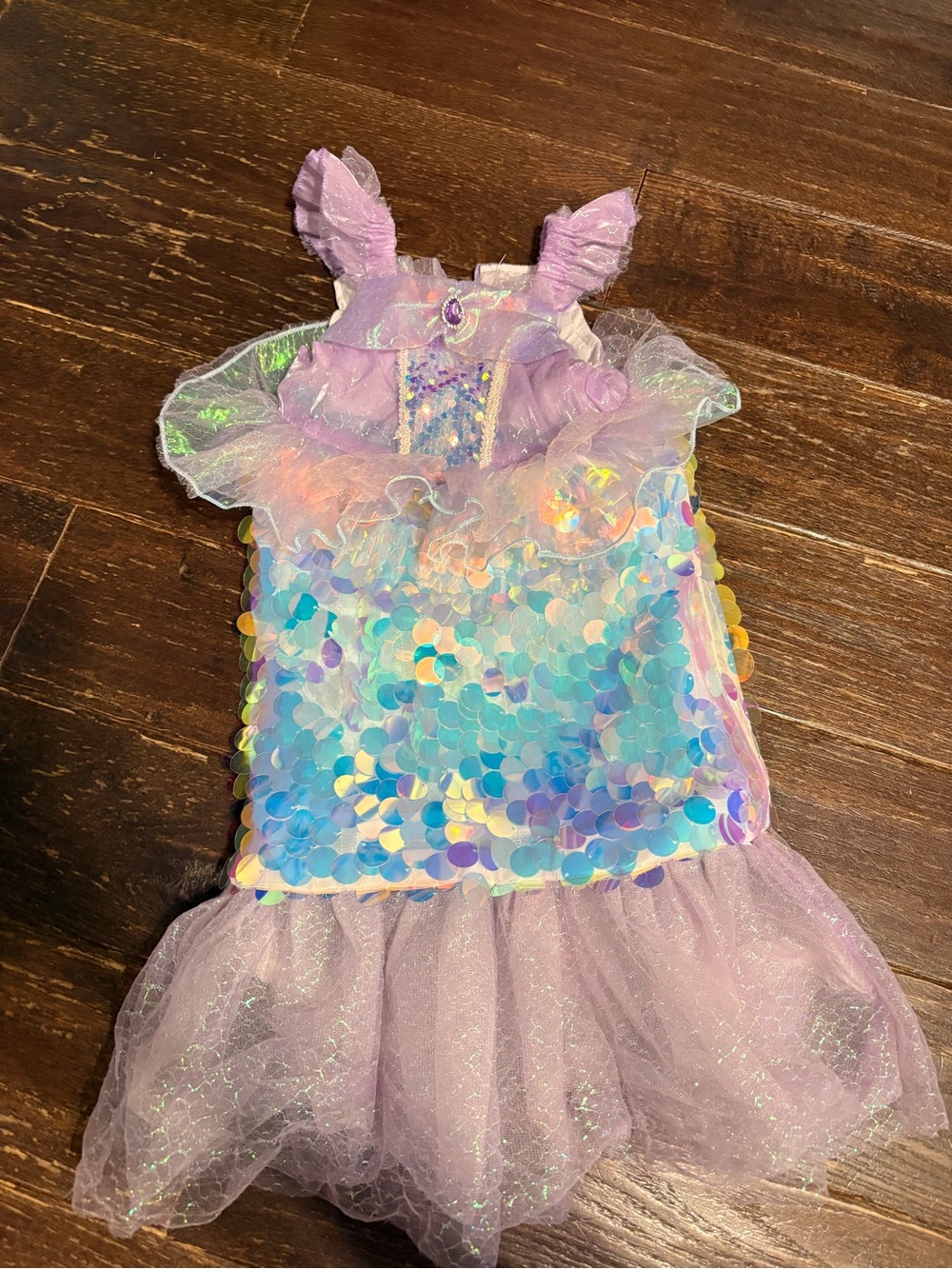 Sparkle Seashell Lilac Mermaid Costume for Kids